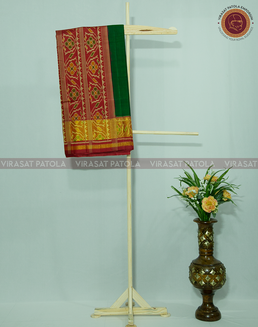 Green Traditional Patola Saree