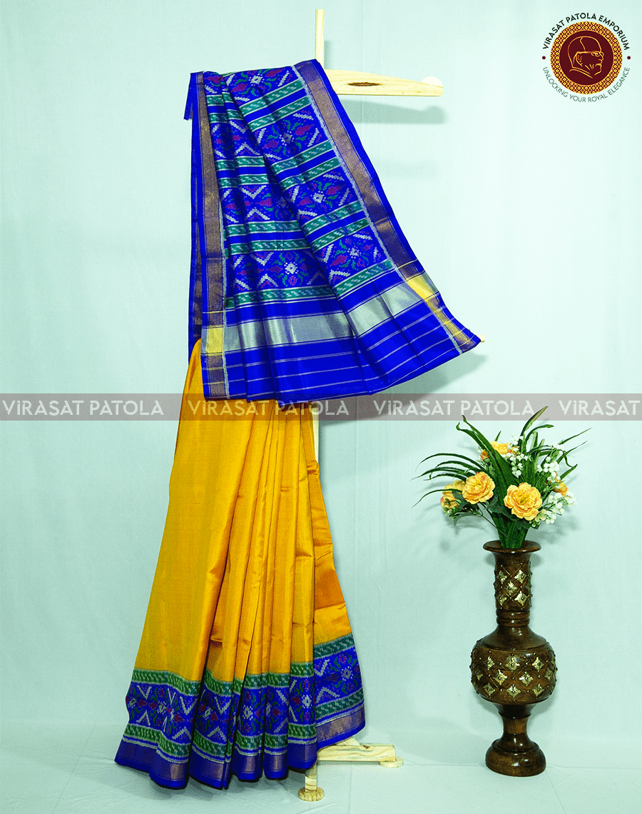 Yellow Traditional Patola Saree