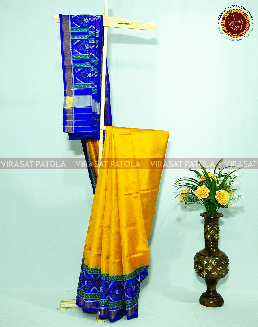 Yellow Traditional Patola Saree