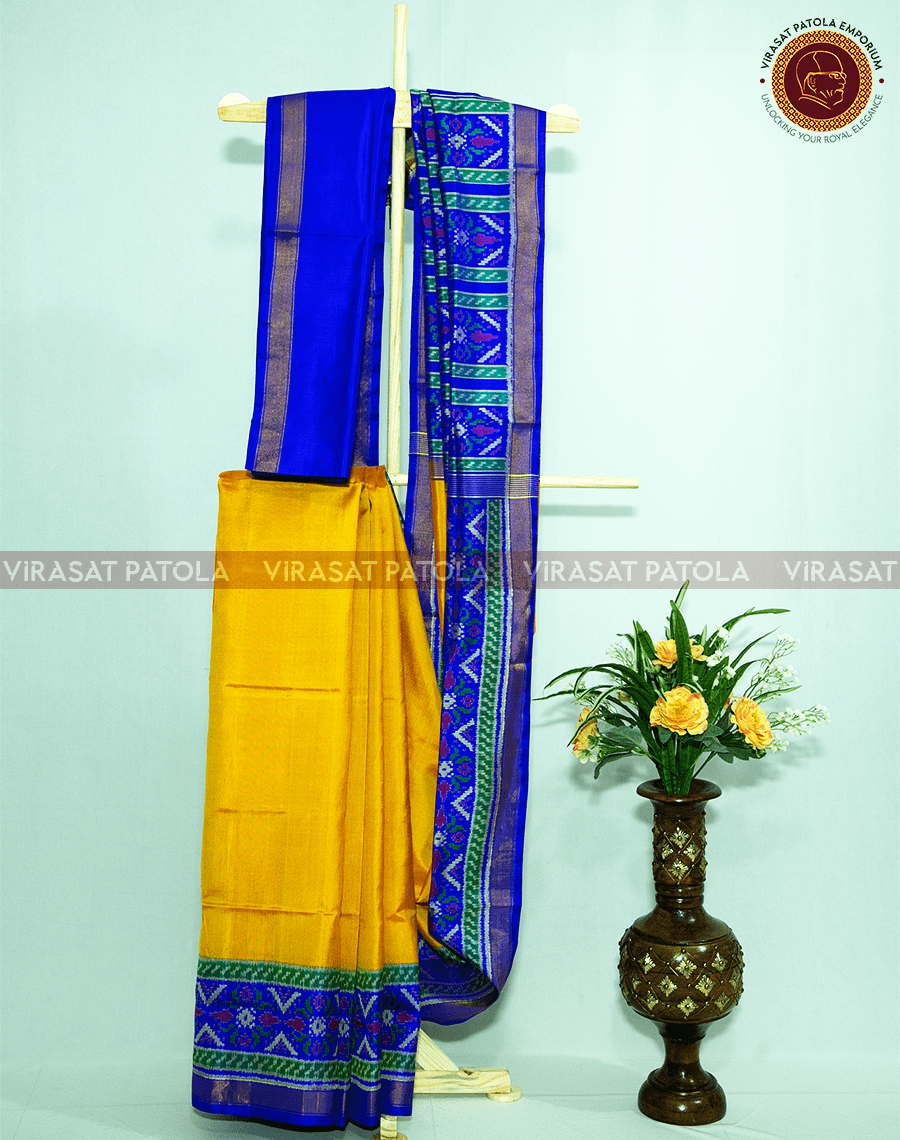 Yellow Traditional Patola Saree